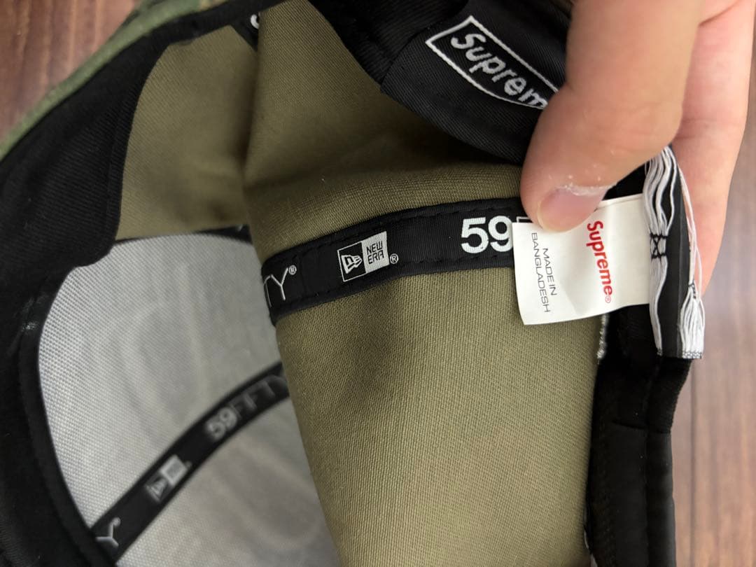 ぬんぬんさん専用Supreme カモフラージュ スケルトンキャップ