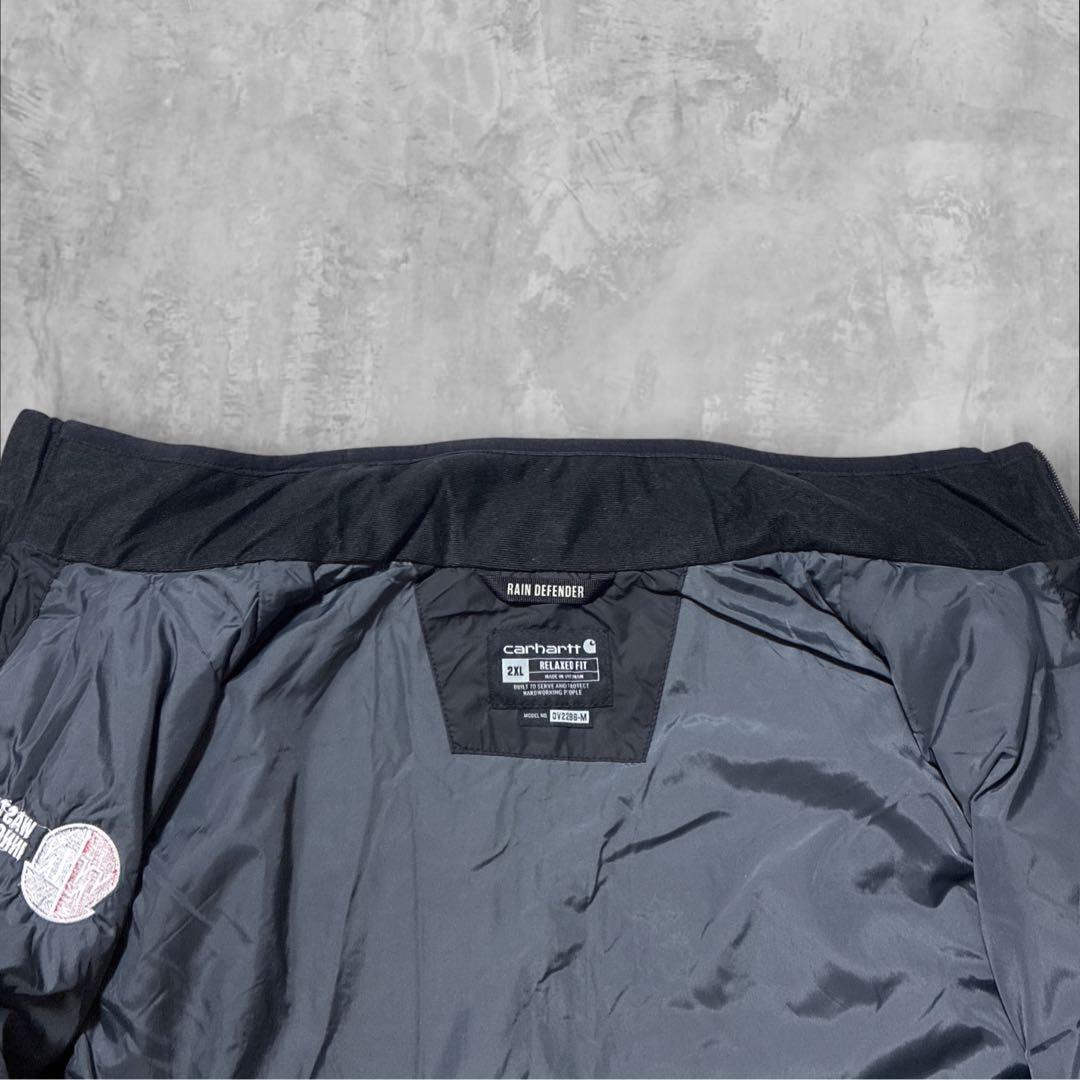 Carhartt 中綿ベスト RAIN DEFENDER 2XL相当 ブラック