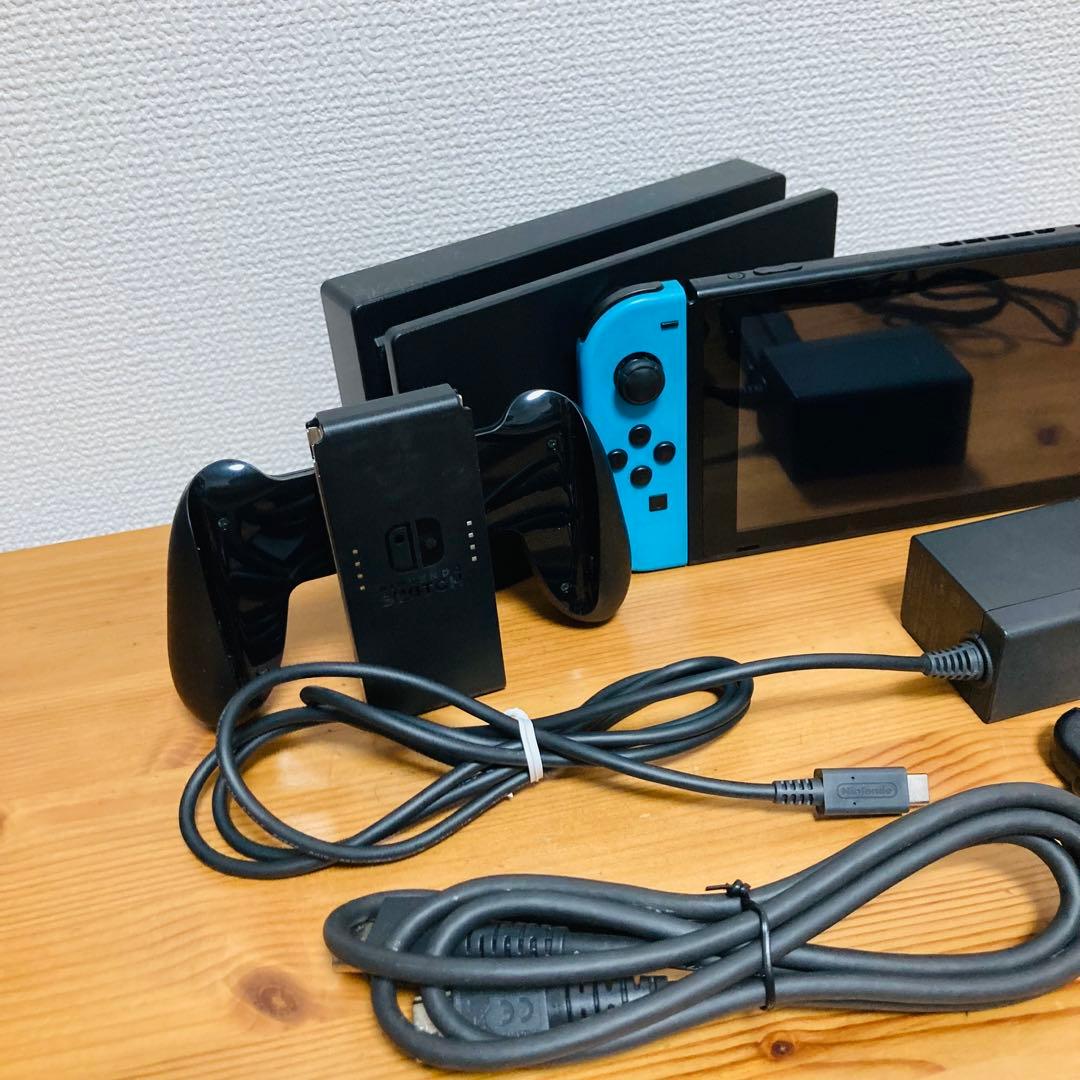 【動作OK】Nintendo Switch スイッチ 本体 ホワイト ブルー
