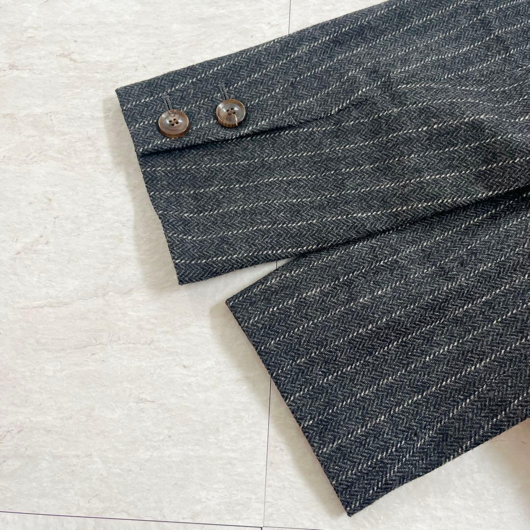 な*い様 美品✨ IENA LA TORRE ピンストヘリンボンジャケット ダブ