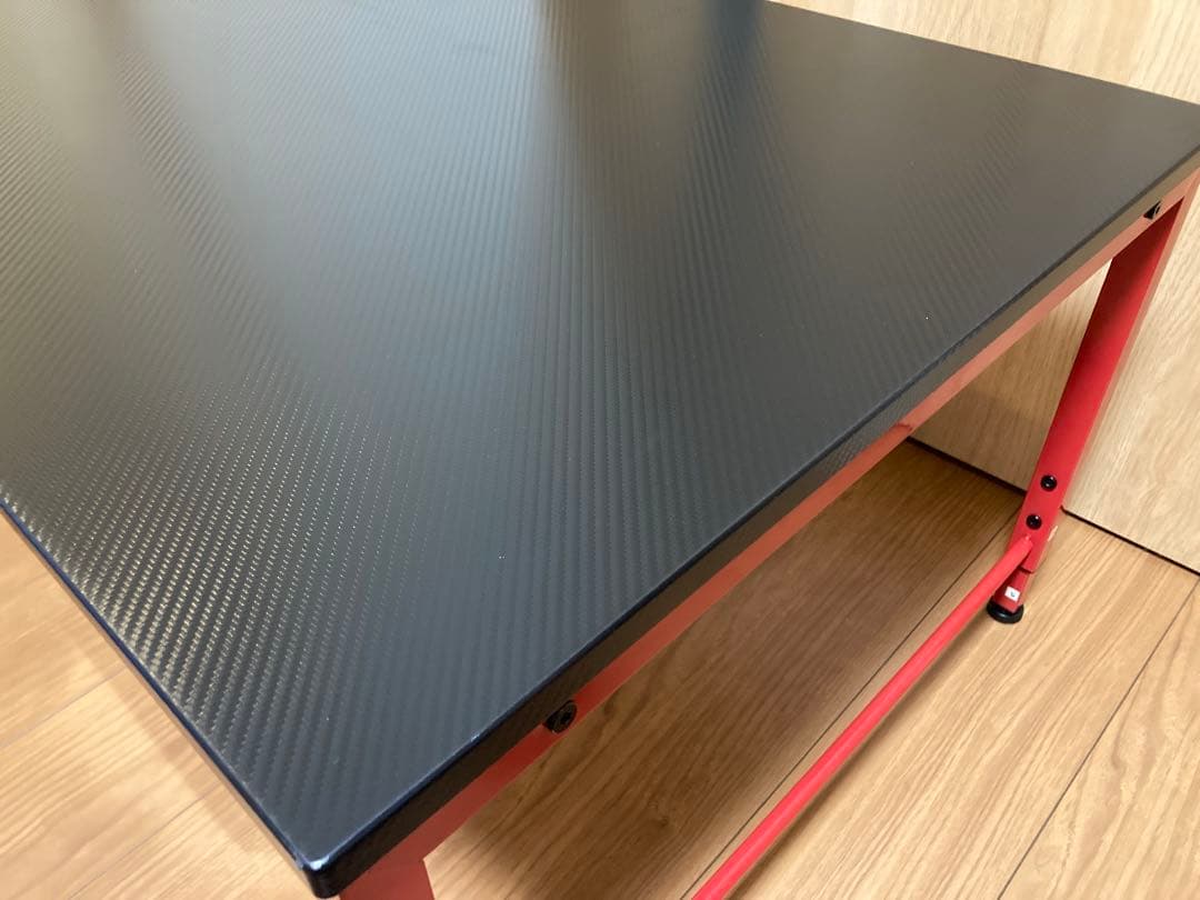ゲーミングデスク ローデスク 高さ調整 3段階可変 奥行60cm