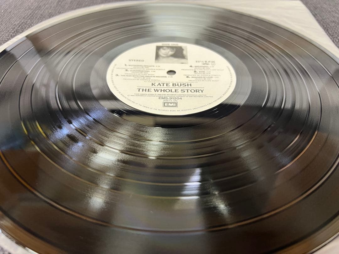 Kate Bush ザ・ホール・ストーリー LP 洋楽レコー　ド　日本盤 帯付