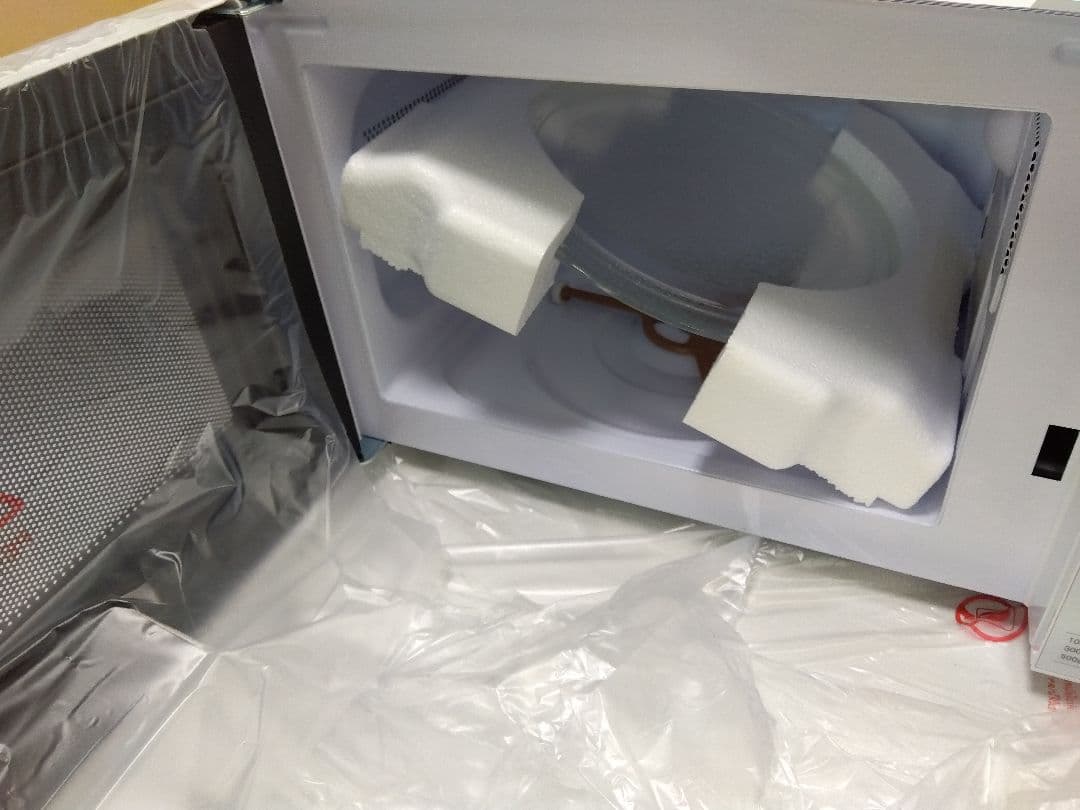 未使用 ヤマダ 単機能電子レンジ YMW-M17JW5 50Hz専用 22年製