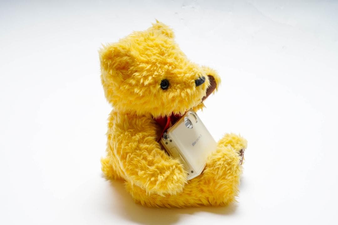 Nikon クマのぬいぐるみ モックカメラ付き