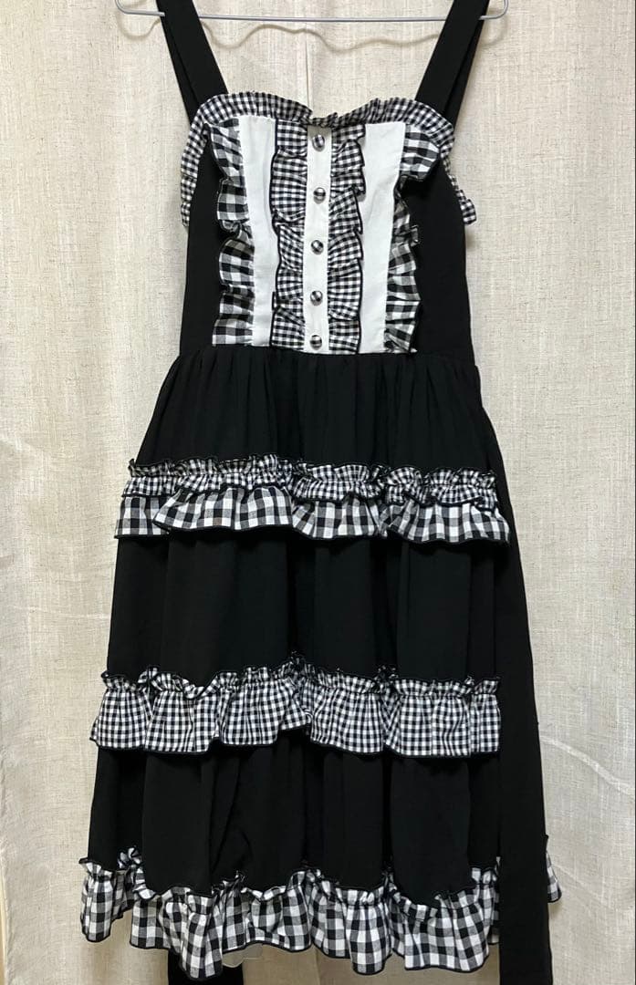 ミ*き様 axes femme kawaii カントリーチェックジャンスカ