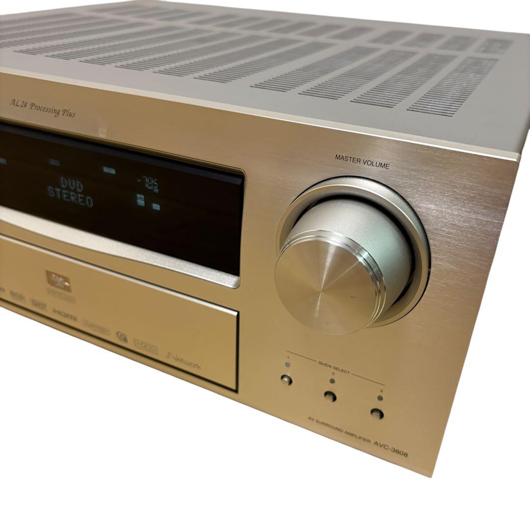 【美品】DENON AVC-3808 AVアンプ 電源ケーブル付　デノン