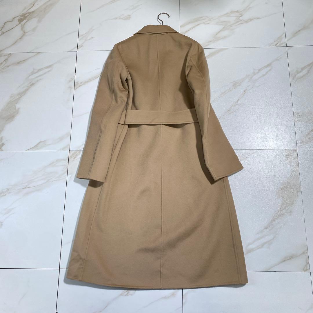 希少♡DRAWER カシミヤ リバーベルデッドコート ロング ダブルフェイス