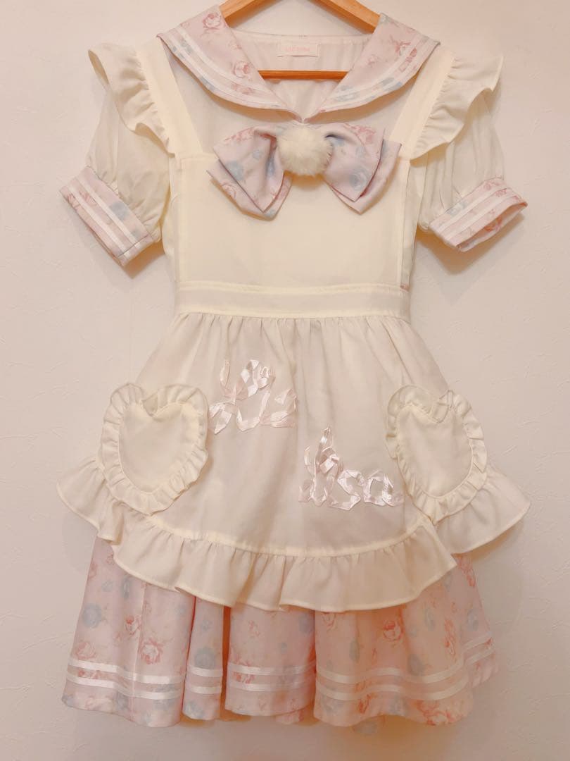 LIZLISA ハロウィン限定ワンピースとエプロンセット