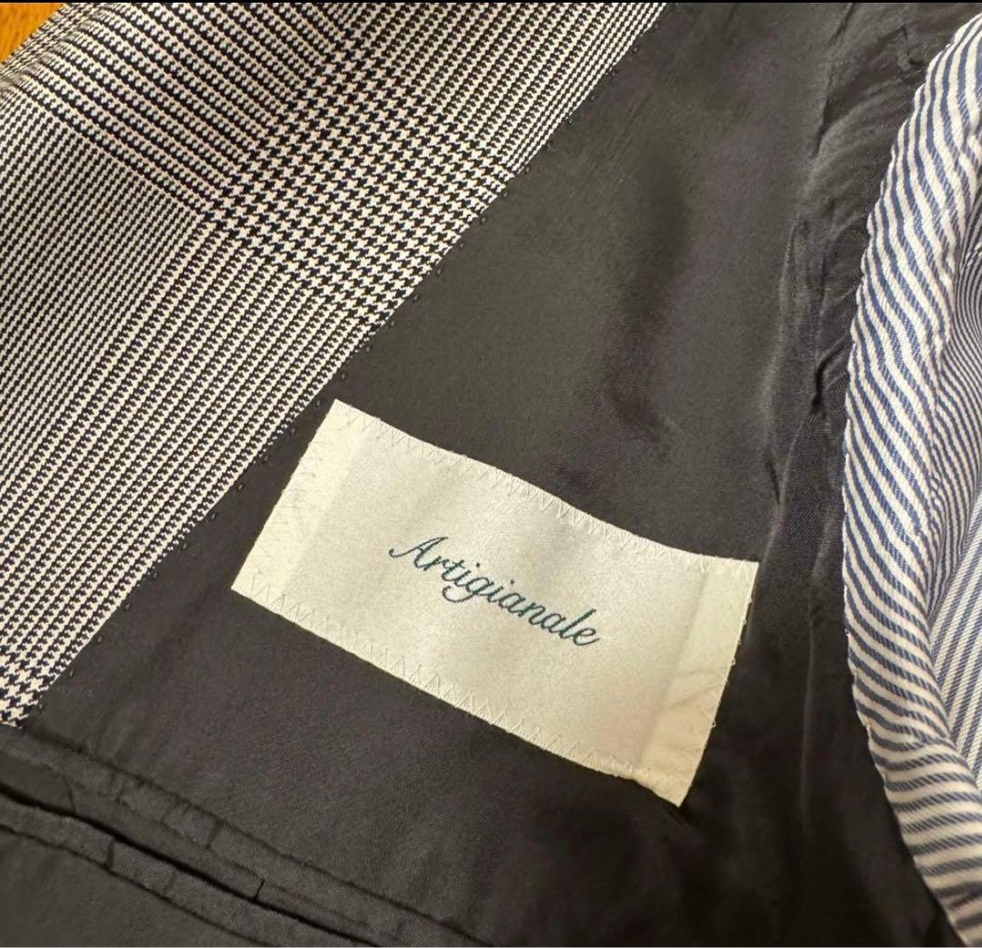 Artigianale イタルスタイル　グレンプレイド　スーツ
