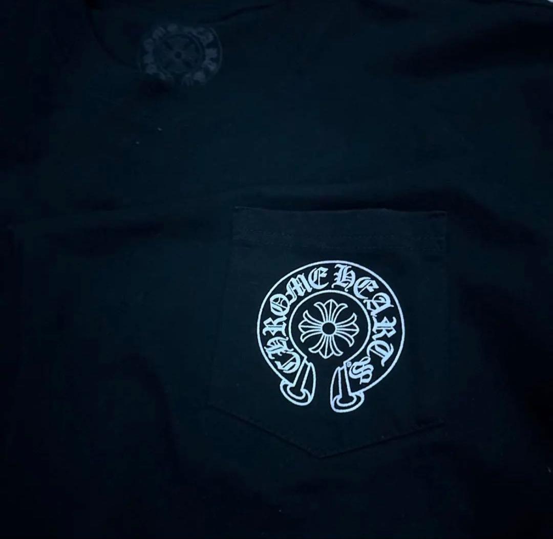 h*u様 CHROME HEARTS ブラック Tシャツ