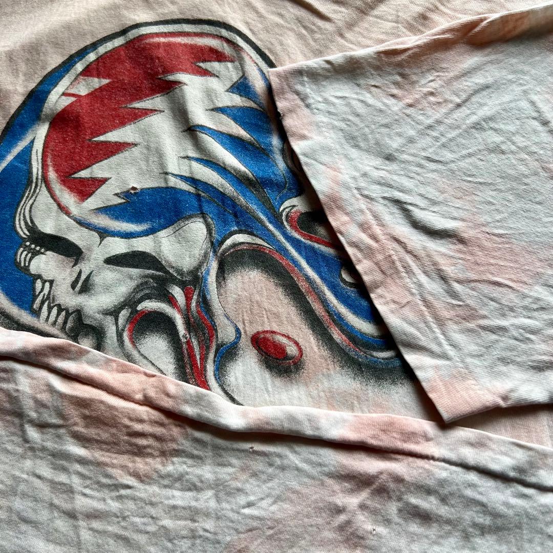 希少90's vintage Grateful Dead バンT フェード　襤褸