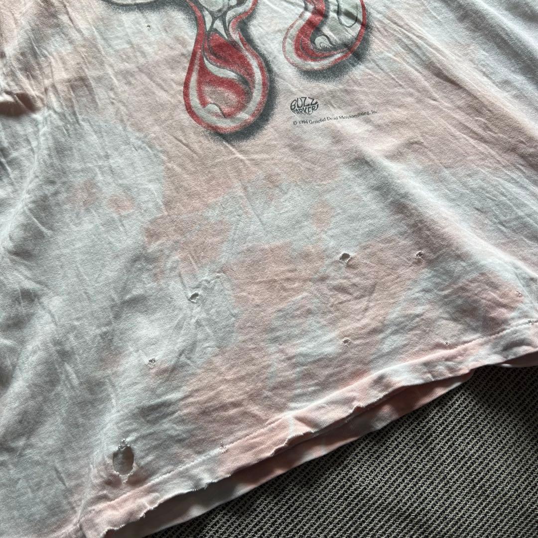 希少90's vintage Grateful Dead バンT フェード　襤褸