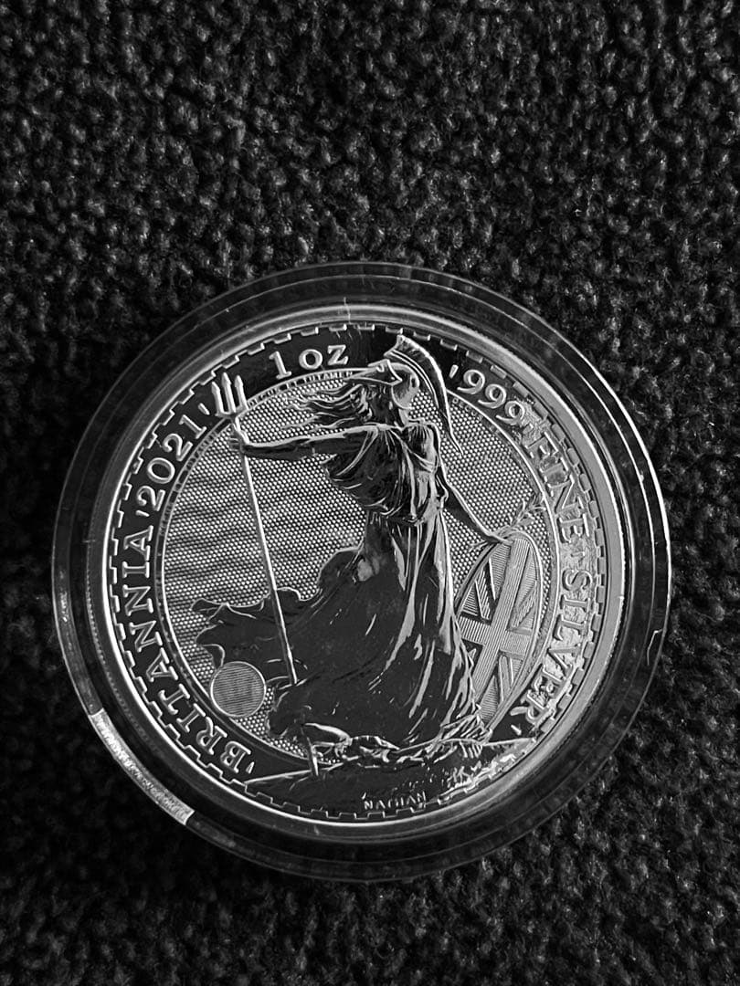 ブリタニア銀貨　1オンス(1oz) 2021年 クリアケース入り　新品