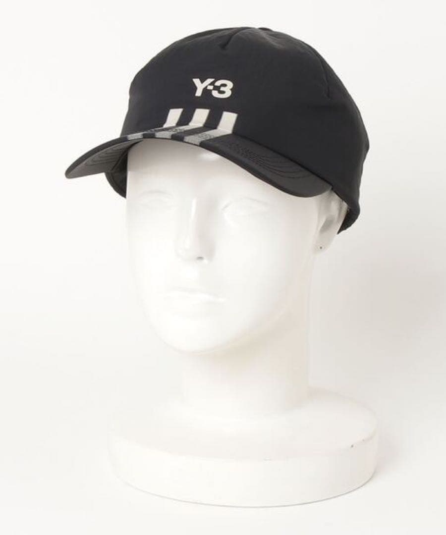 Y-3 STRP CAP ブラック ナイロンキャップ 美品