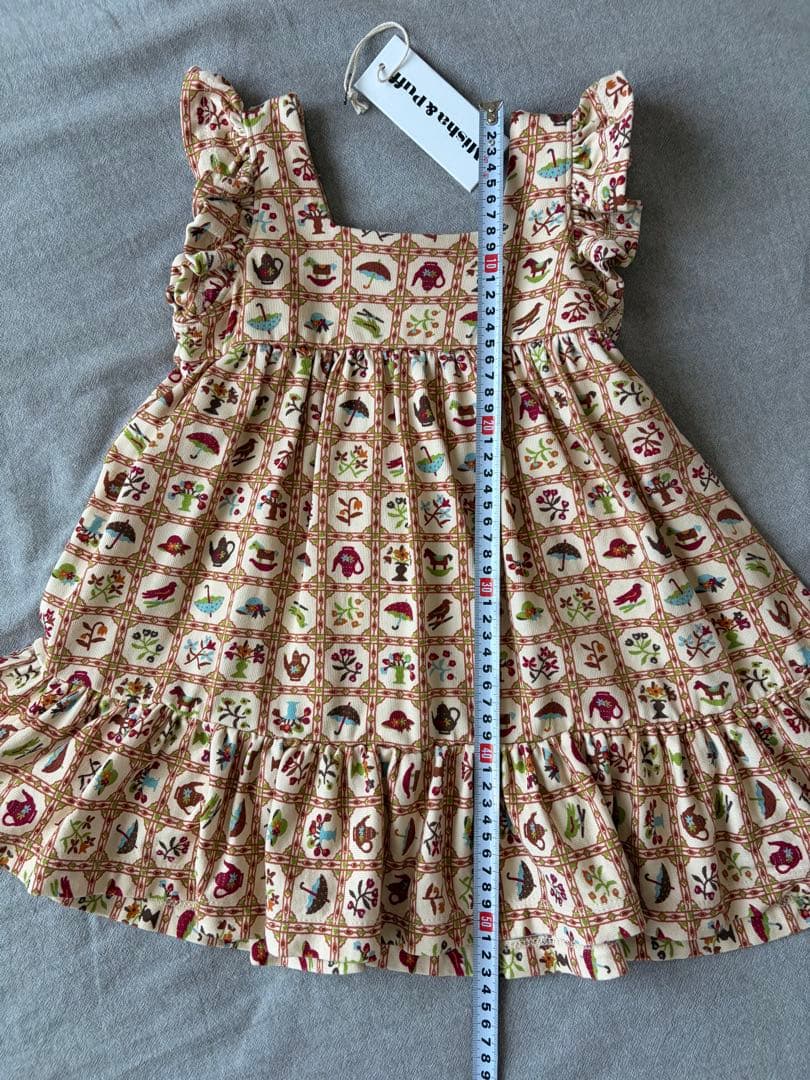 Misha & Puff ラッフルスリーブドレス 2Y