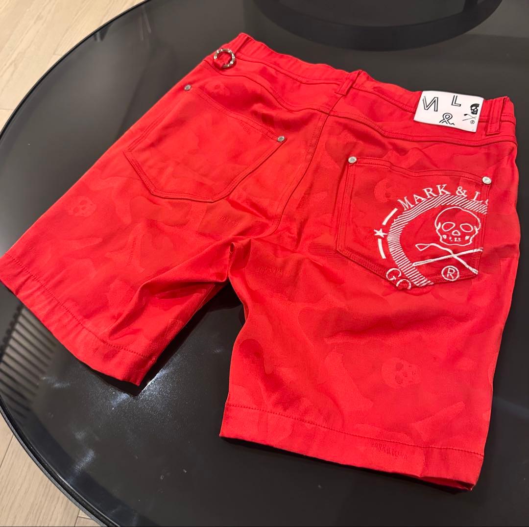 【美品】マークアンドロナ　メンズ　ハーフパンツ　44 S
