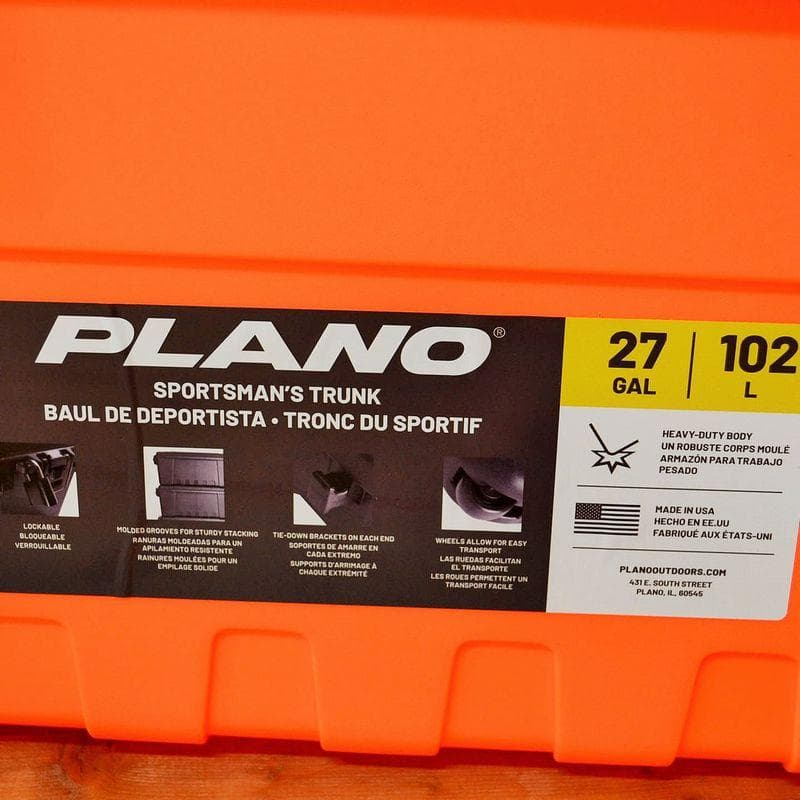 新品★プラノ★1919ラージスポーツマントランク（102L）オレンジ【送料無料】