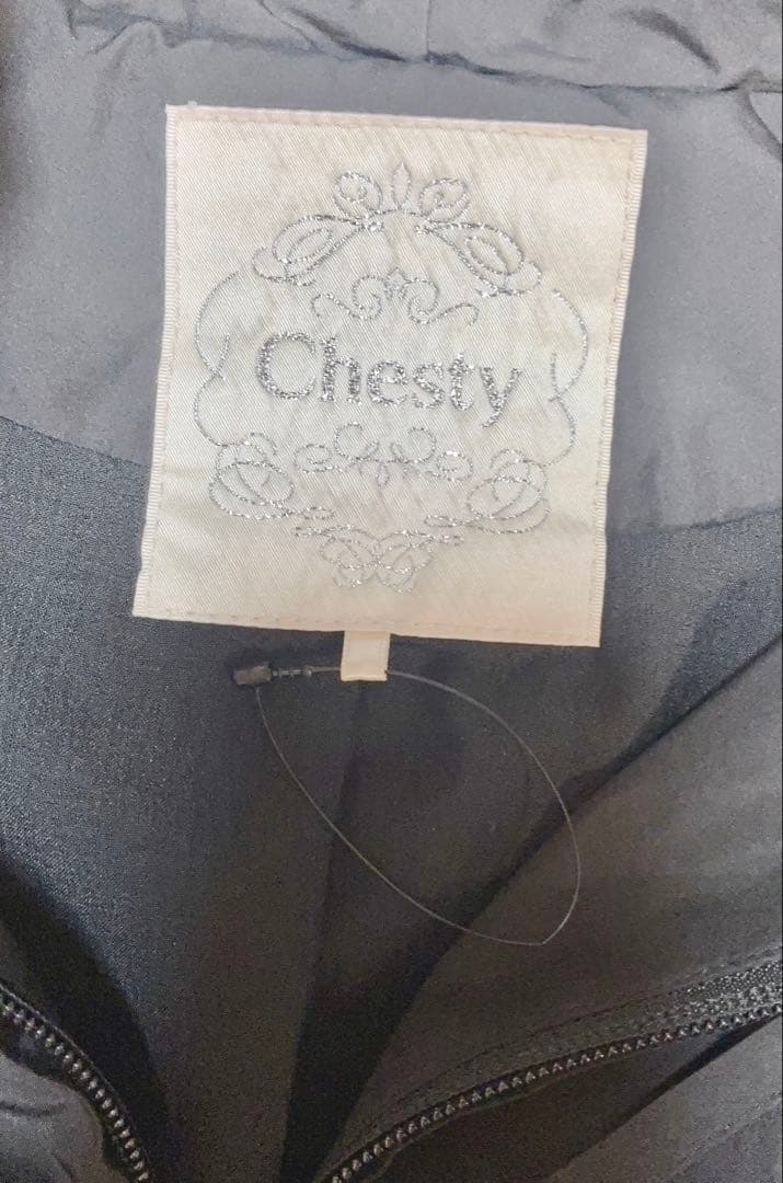 Chesty フリルコート スプリングコート チェスティ ナイロンジャケット