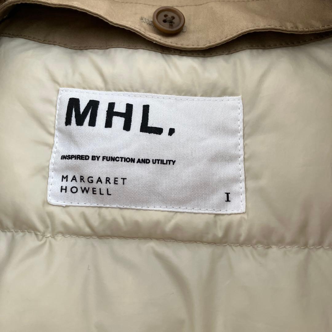MHL ステンカラーコート　インナーダウン付き　　　ベージュ　サイズI