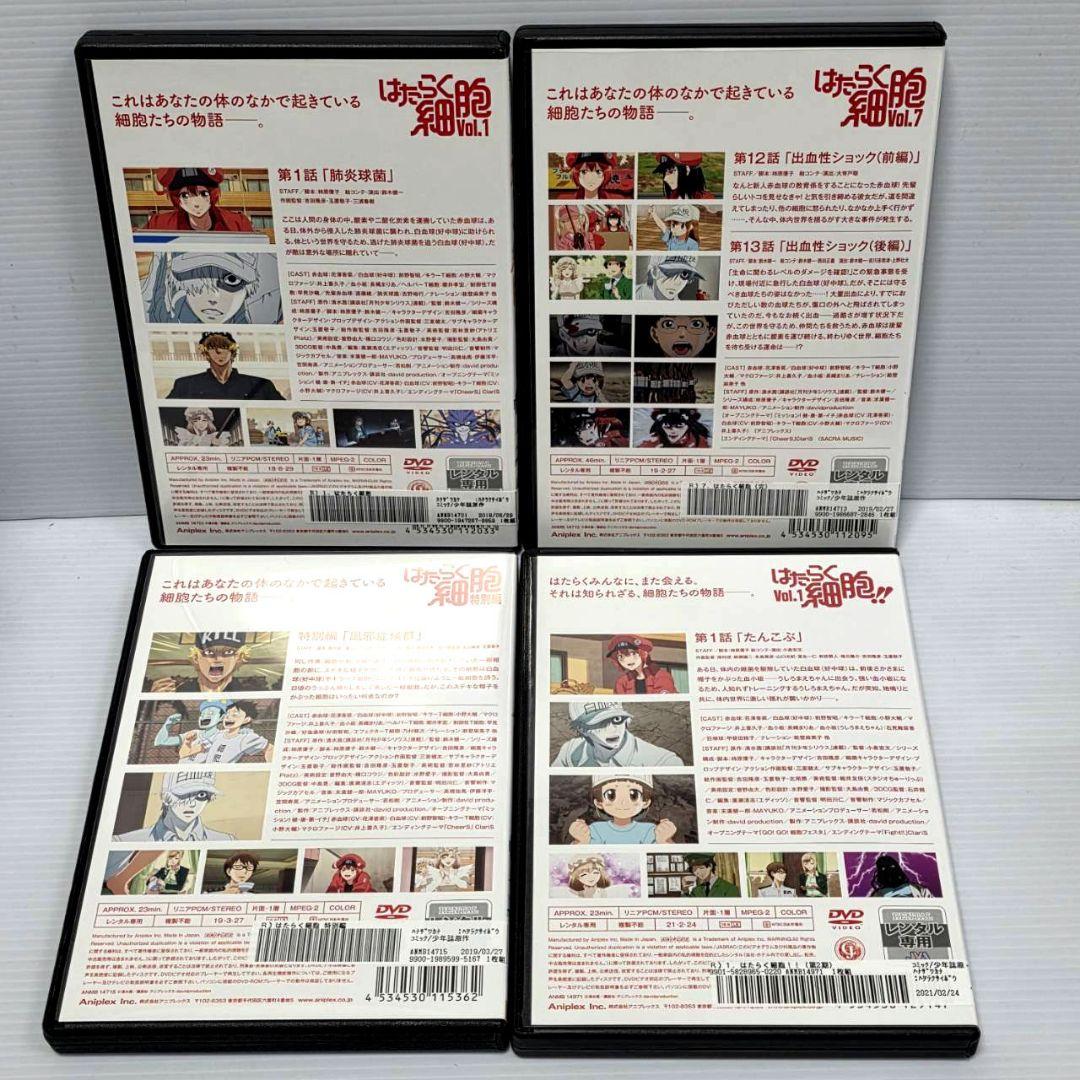 【新品ケース収納】はたらく細胞　DVD 1期+2期＋特別編　全12巻セット
