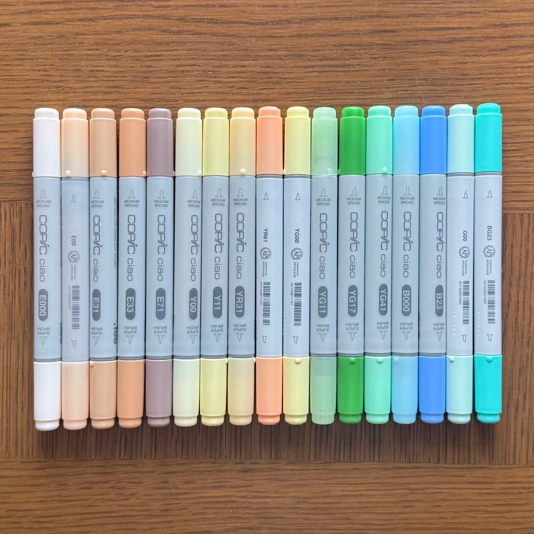【美品】 コピック チャオ スケッチ 48本セット ユニボールシグノ ホワイト付