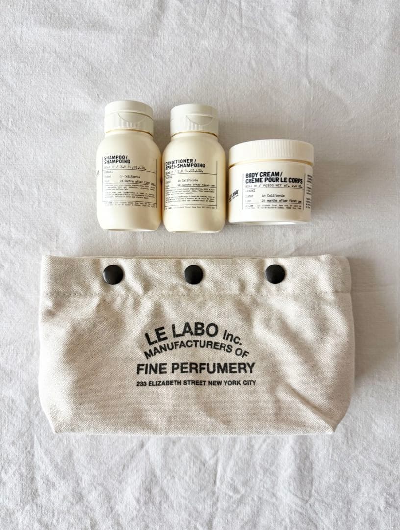 【新品未使用】 LE LABO ルラボ トラベル セット ヒノキ ポーチ付き
