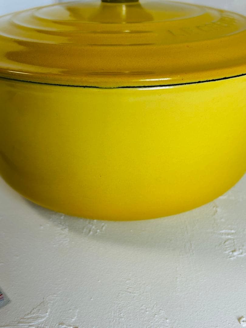 LE CREUSET ココットロンド 20cm イエロー 琺瑯鍋