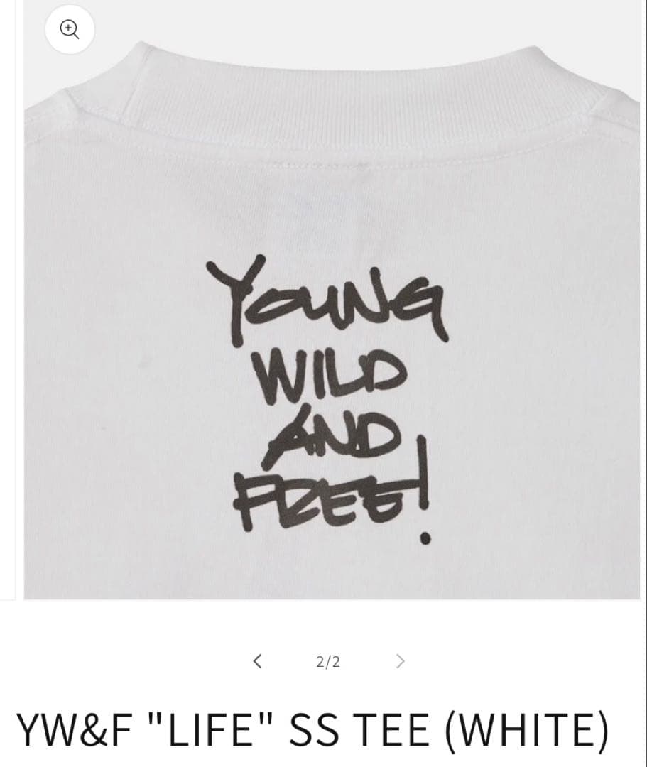 新品未開封YW&F \"FREEDOM\" SS TEE 山本KID徳郁 M