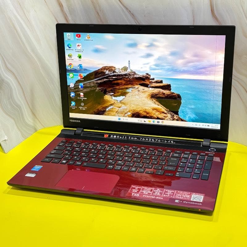 ジャンク価格★美品✨東芝✨SSD win11ノートPC カメラ オフィスエクセル