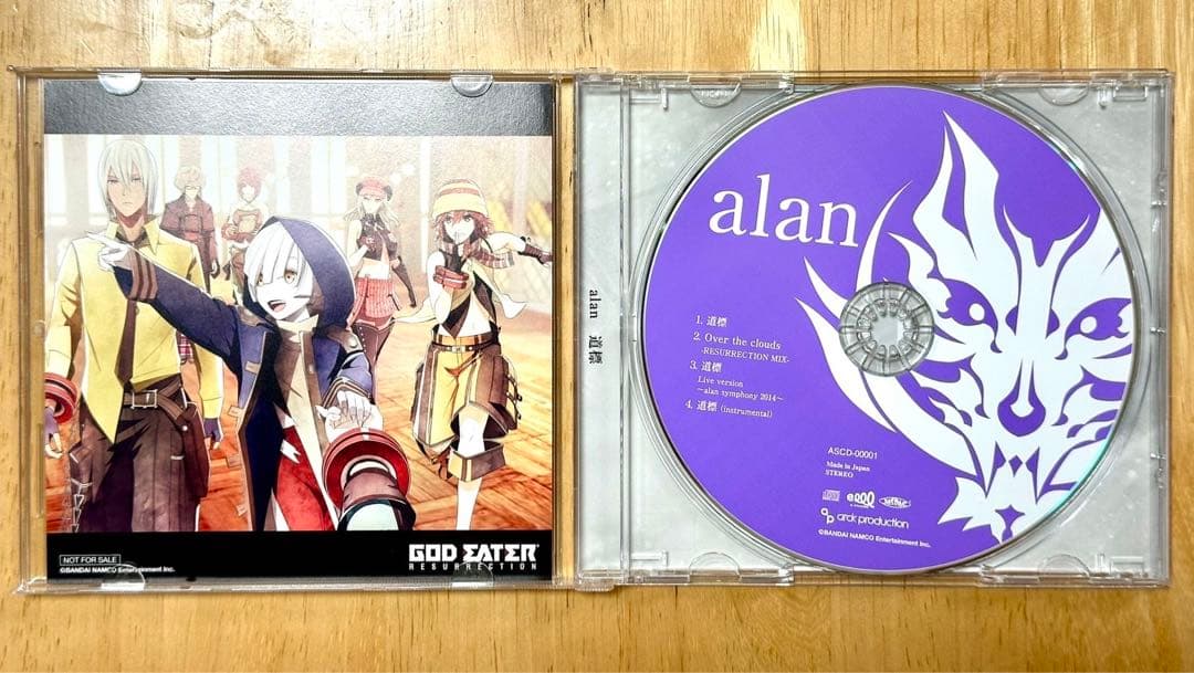 alan 「道標」シングルCD 公式イラストカード付 ゴッドイーター 阿蘭