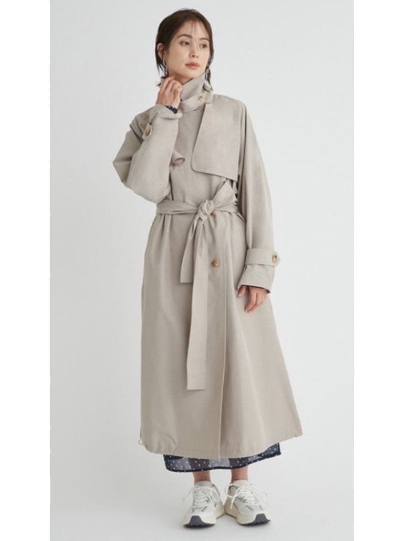 emmi atelier 2wayトレンチコート