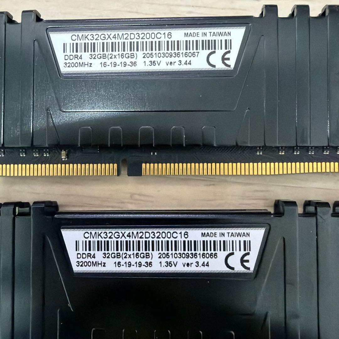 メモリー VENGEANCE LPX 32GB DDR4 3200MHz