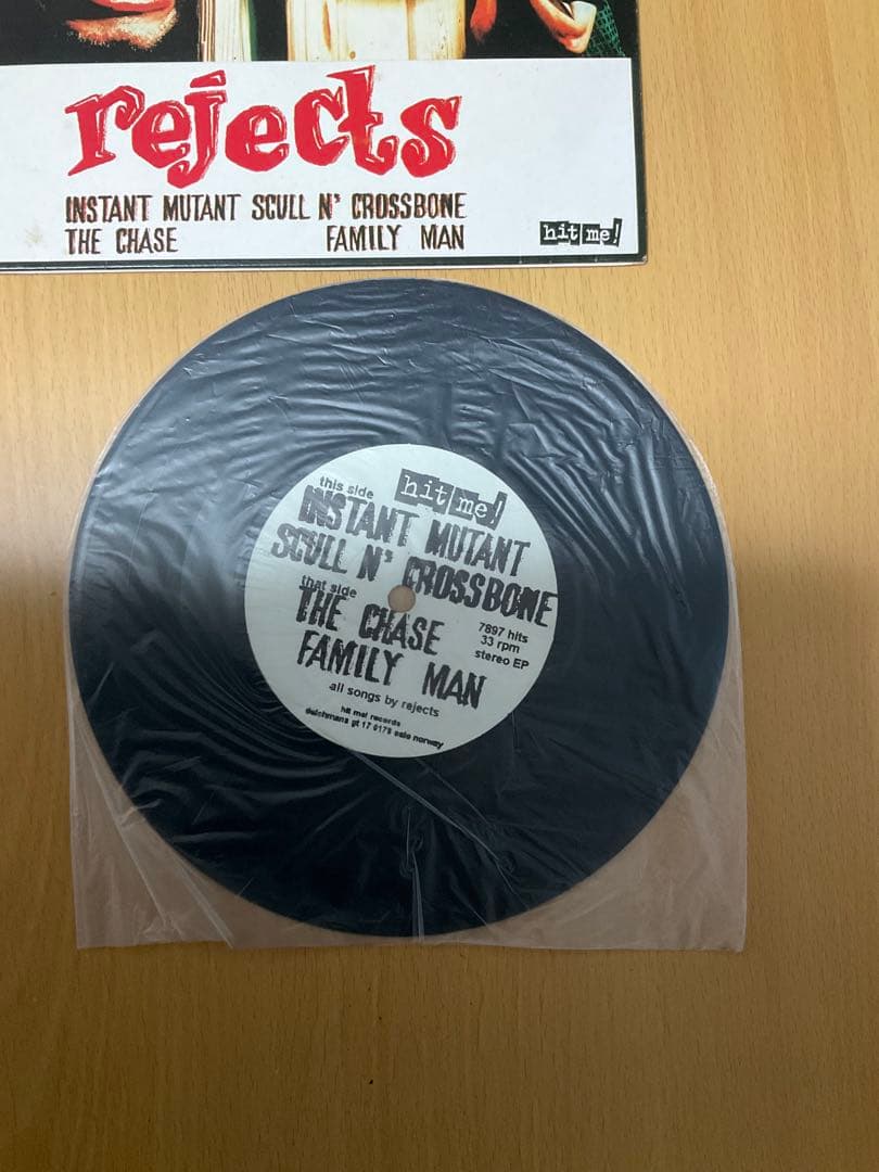 rejects レコード　サイコビリー　７インチ　レア　psychobilly