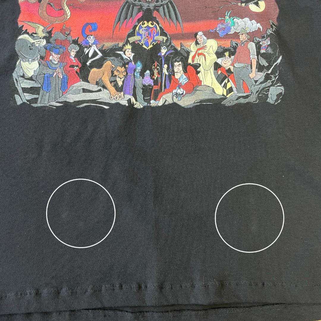 【ディズニー】ヴィランズ Villains デッドストック Tシャツ XL