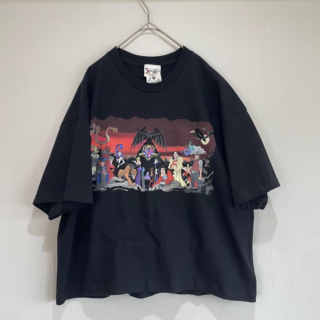 【ディズニー】ヴィランズ Villains デッドストック Tシャツ XL