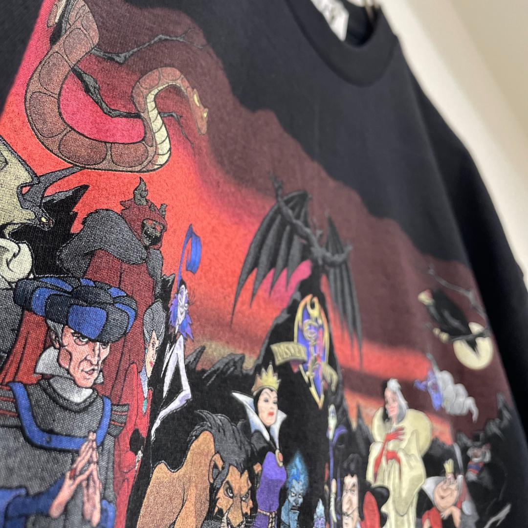 【ディズニー】ヴィランズ Villains デッドストック Tシャツ XL