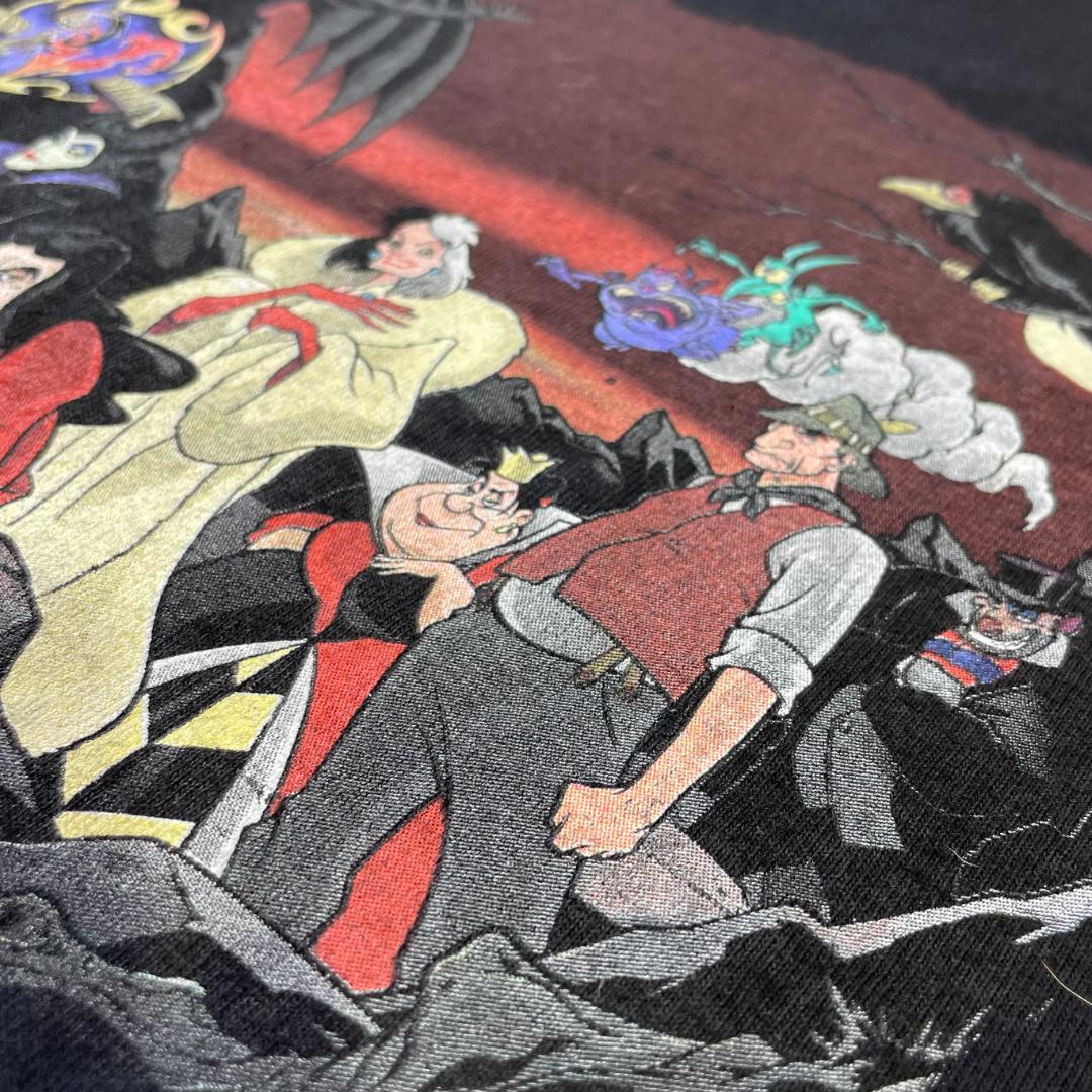 【ディズニー】ヴィランズ Villains デッドストック Tシャツ XL