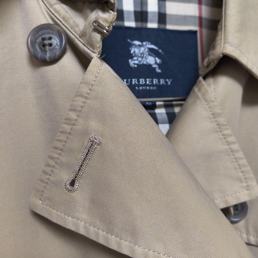 BURBERRY トレンチコート ノバチェック 38 ベージュ