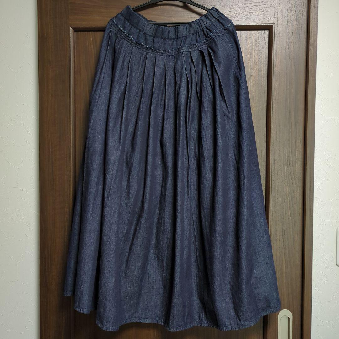 美品2023パラスパレスデニムタックスカート