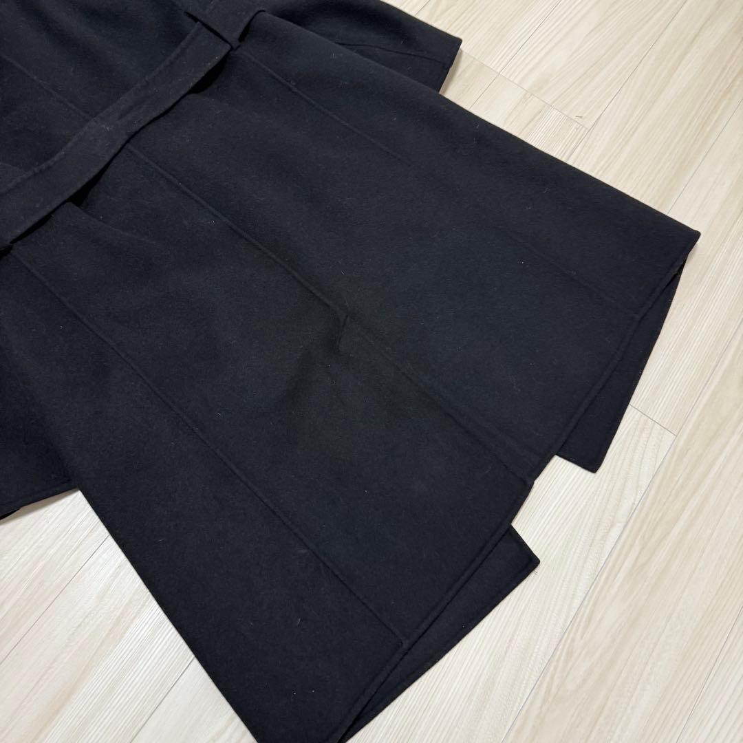 【美品✨】UNIQLO+J ユニクロプラスジェイ黒 Mコート ベルト付き