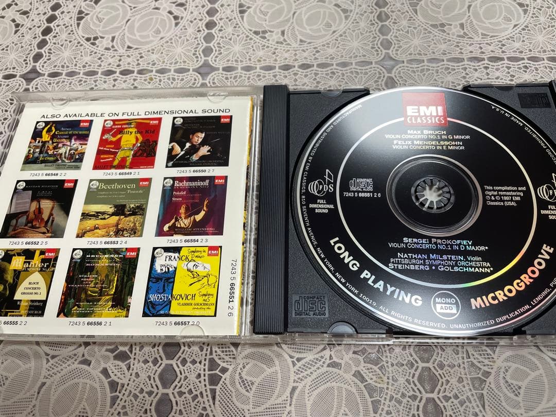 Nathan Milstein クラシック CD