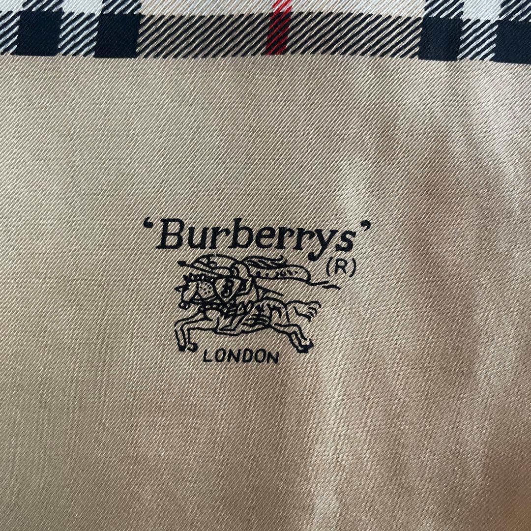 バーバリー BURBERRY シルク　大判　ストール　ノバチェック　ショール