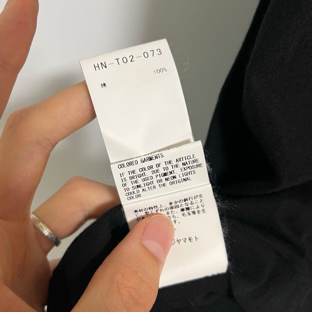 YohjiYamamotoPOURHOMME 30/-カルティマ天竺丸首半袖T
