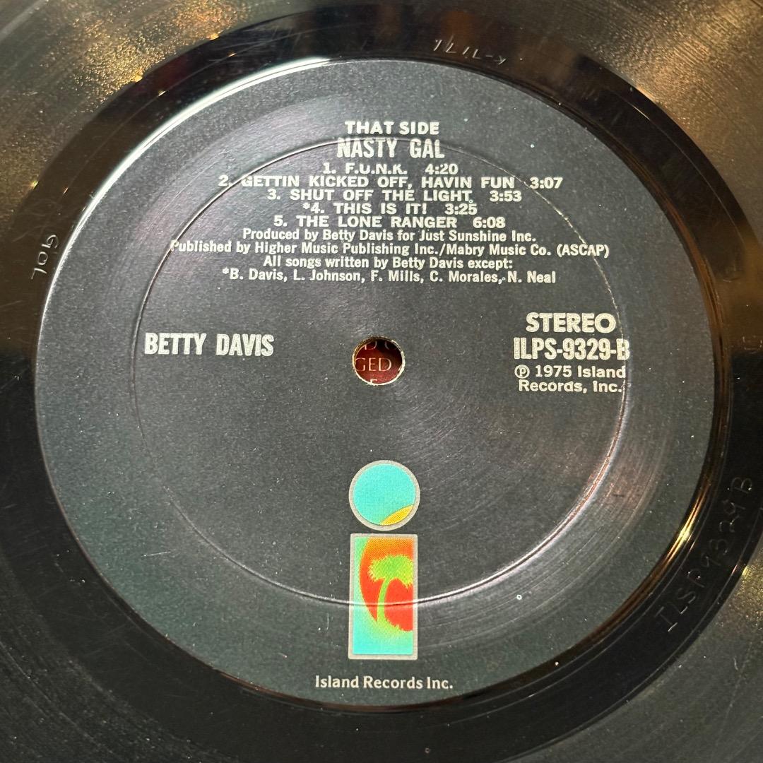 ◎中古LPレコード◎　ベティ・デイヴィス / ナスティー・ギャル