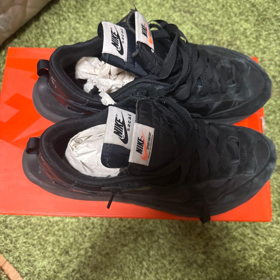 Nike sacai ブラックスニーカー