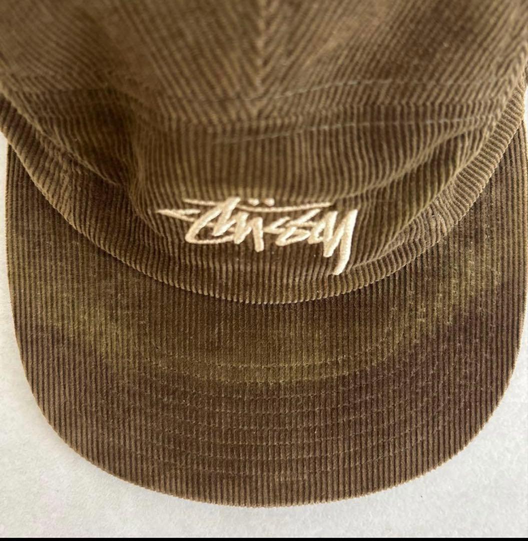 Stussy オリーブ コーデュロイキャップ
