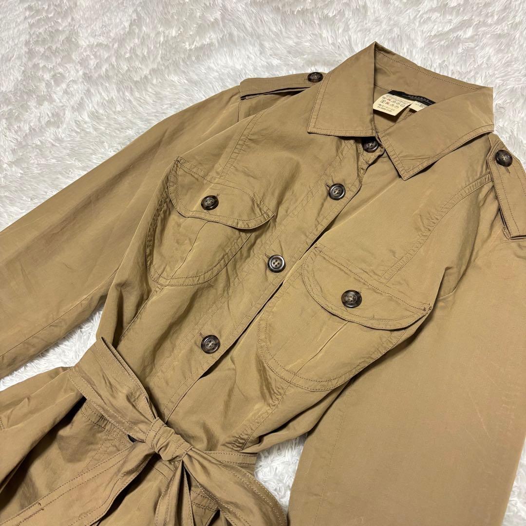 WEEKEND Max Mara シルク シャツ ワンピース コート ベルト付き