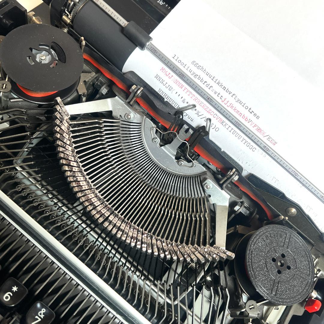 タイプライター,ブラザー 763、動作確認済み　1970年代　日本製　希少商品