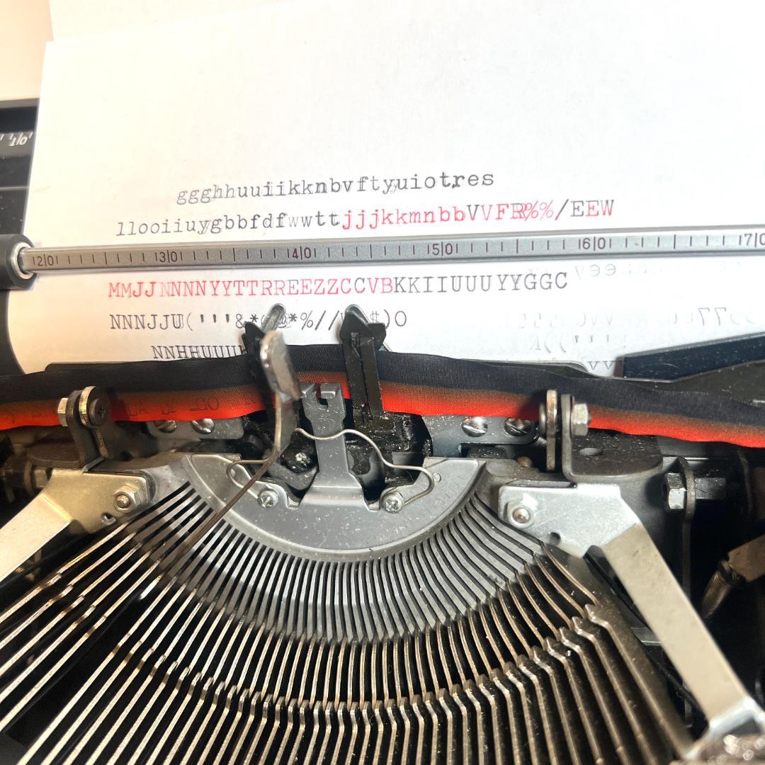 タイプライター,ブラザー 763、動作確認済み　1970年代　日本製　希少商品