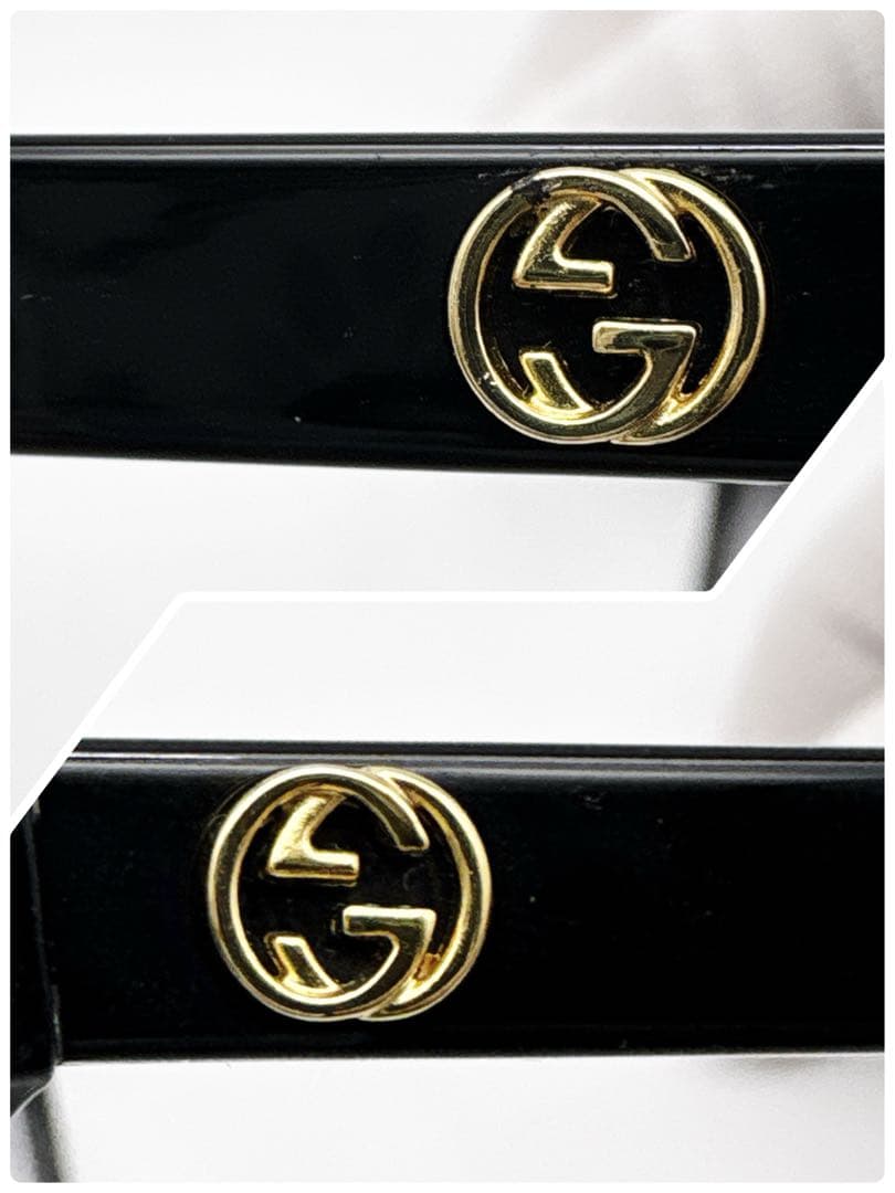 GUCCI グッチ GGロゴ サングラス ブラック グラデーション ケース付